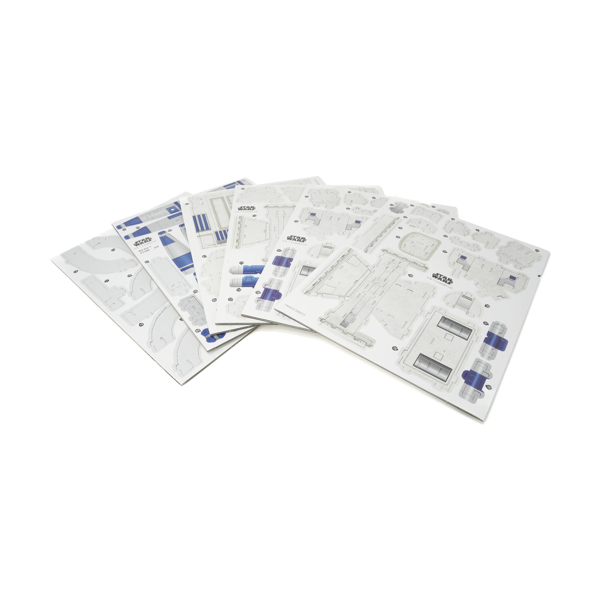 Star Wars - R2D2 Paper Model Kit: 192 Pcs